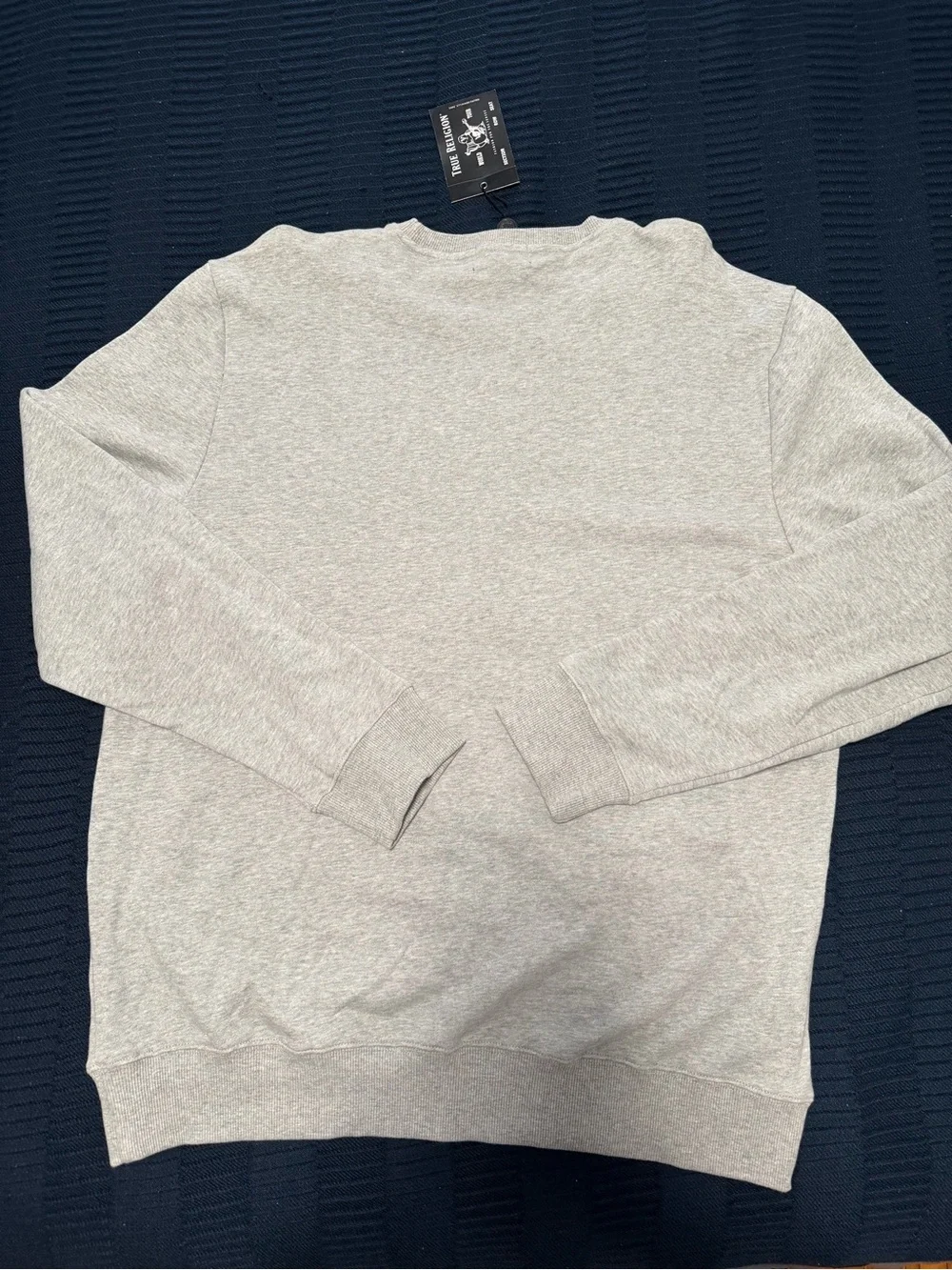 True Religion Mens crewneck sweatshirt Size XXL Gray